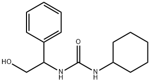 N-CYCLOHEXYL-N'-(2-HYDROXY-1-PHENYLETHYL)UREA Struktur