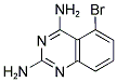 5-BROMO-2,4-DIAMINOQUINAZOLINE Struktur