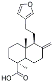 5-(2-FURAN-3-YL-ETHYL)-1,4A-DIMETHYL-6-METHYLENE-DECAHYDRO-NAPHTHALENE-1-CARBOXYLIC ACID Struktur