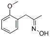 (2-METHOXYPHENYL)ACETONE OXIME Struktur