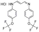 (4-AZA-4-(4-(TRIFLUOROMETHOXY)PHENYL)BUTA-1,3-DIENYL)(4-(TRIFLUOROMETHOXY)PHENYL)AMINE, HYDROCHLORIDE Struktur