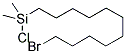 11-BROMOUNDECYLDIMETHYLCHLOROSILANE Struktur
