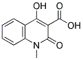 4-HYDROXY-1-METHYL-2-OXO-1,2-DIHYDRO-QUINOLINE-3-CARBOXYLIC ACID Struktur