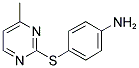 4-[(4-METHYLPYRIMIDIN-2-YL)THIO]BENZENEAMINE Struktur