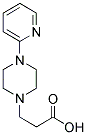 3-(4-PYRIDIN-2-YL-PIPERAZIN-1-YL)-PROPIONIC ACID Struktur