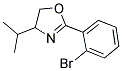 2-(2-BROMOPHENYL)-4-ISOPROPYL-4,5-DIHYDROOXAZOLE Struktur