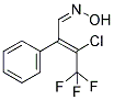 3-CHLORO-4,4,4-TRIFLUORO-2-PHENYLBUT-2-ENAL OXIME Struktur