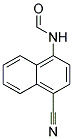 4-CYANO-1-NAPHTHYLFORMAMIDE Struktur