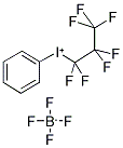 IODONIUM PHENYLHEPTAFLUOROPROPYL TETRAFLUOROBORATE Struktur