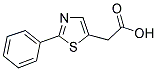 2-(2-PHENYL-1,3-THIAZOL-5-YL)ACETIC ACID Struktur