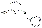 2-(BENZYLMERCAPTO)-4-HYDROXYPYRIMIDINE Struktur