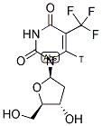 5-TRIFLUOROMETHYL 2'-DEOXYURIDINE, [6-3H]- Struktur