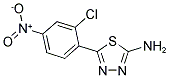 5-(2-CHLORO-4-NITRO-PHENYL)-[1,3,4]THIADIAZOL-2-YLAMINE Struktur