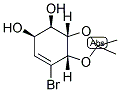 [3AS-(3AALPHA,4ALPHA,5ALPHA,7AALPHA)]-7-BROMO-3A,4,5,7A-TETRAHYDRO-2,2-DIMETHYL-1,3-BENZODIOXOLE-4,5-DIOL Struktur