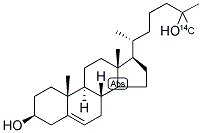 HYDROXYCHOLESTEROL 25-, [26-14C] Struktur