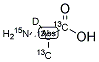 L-ALANINE (U-13C3; 15N; 2-D) Struktur