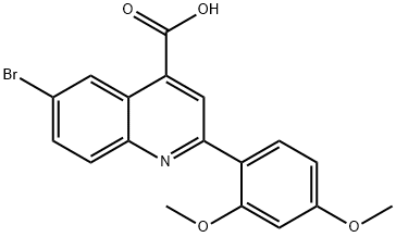 6-ブロモ-2-(2,4-ジメトキシフェニル)キノリン-4-カルボン酸 price.