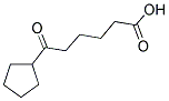 6-CYCLOPENTYL-6-OXOHEXANOIC ACID Struktur