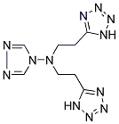 N,N-BIS[2-(1H-TETRAZOL-5-YL)ETHYL]-4H-1,2,4-TRIAZOL-4-AMINE Struktur