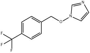 1-([4-(TRIFLUOROMETHYL)BENZYL]OXY)-1H-IMIDAZOLE Struktur