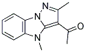 1-(2,4-DIMETHYL-4H-PYRAZOLO[1,5-A]BENZIMIDAZOL-3-YL)ETHANONE Struktur