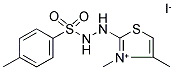 3,4-DIMETHYL-2-(2-[(4-METHYLPHENYL)SULFONYL]HYDRAZINO)-1,3-THIAZOL-3-IUM IODIDE Struktur