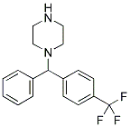 (PHENYL[4-(TRIFLUOROMETHYL)PHENYL]METHYL)PIPERAZINE Struktur