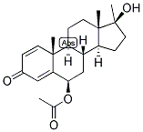 1,4-ANDROSTADIEN-17-ALPHA-METHYL-6-BETA, 17-BETA-DIOL-3-ONE-6-ACETATE Struktur