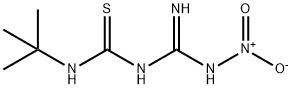 1-NITRO 3-(N-TERT-BUTYL THIOCARBAMOYL) GUANIDINE Struktur