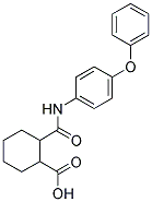 2-(N-(4-PHENOXYPHENYL)CARBAMOYL)CYCLOHEXANECARBOXYLIC ACID Struktur