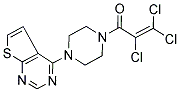 2,3,3-TRICHLORO-1-(4-THIENO[2,3-D]PYRIMIDIN-4-YLPIPERAZINO)-2-PROPEN-1-ONE Struktur