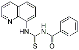 PHENYL-N-((8-QUINOLYLAMINO)THIOXOMETHYL)FORMAMIDE Struktur