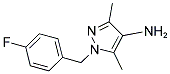 1-(4-FLUORO-BENZYL)-3,5-DIMETHYL-1H-PYRAZOL-4-YLAMINE Struktur