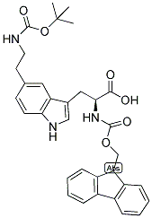 FMOC-L-TRP(5-CH2CH2NH-BOC) Struktur