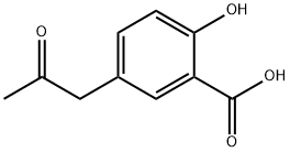 3-CARBOXY-4-HYDROXYPHENYLACETONE Struktur