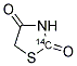 2,4-THIAZOLIDINEDIONE [2-14C] Struktur