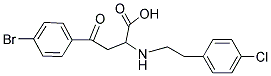 4-(4-BROMOPHENYL)-2-[(4-CHLOROPHENETHYL)AMINO]-4-OXOBUTANOIC ACID Struktur