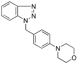 (4-MORPHOLINYLPHENYLMETHYL)BENZOTRIAZOLE Struktur