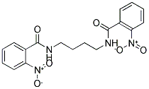 (2-NITROPHENYL)-N-(4-((2-NITROPHENYL)CARBONYLAMINO)BUTYL)FORMAMIDE Struktur