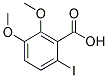 2-IODO-5,6-DIMETHOXYBENZOIC ACID Struktur