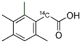 2-(2,3,4,6-TETRAMETHYLPHENYL) ACETIC ACID [2-14C] Struktur