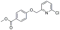 4-[(6-CHLOROPYRIDIN-2-YL)METHOXY]BENZOIC ACID, METHYL ESTER Struktur