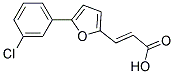 3-[5-(3-CHLORO-PHENYL)-FURAN-2-YL]-ACRYLIC ACID Struktur