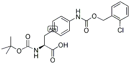 BOC-4-(2-CHLORO-Z-AMINO)-L-PHENYLALANINE Struktur