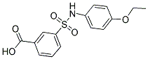 3-(4-ETHOXY-PHENYLSULFAMOYL)-BENZOIC ACID Struktur