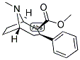 (-)-2-BETA-CARBOMETHOXY-3-BETA-(PHENYL)TROPANE Struktur