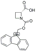 (R)-N-FMOC-AZETIDINE-2-CARBOXYLIC ACID Struktur