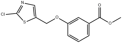 METHYL 3-[(2-CHLORO-1,3-THIAZOL-5-YL)METHOXY]BENZENECARBOXYLATE Struktur