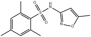 (5-METHYLISOXAZOL-3-YL)((2,4,6-TRIMETHYLPHENYL)SULFONYL)AMINE Struktur