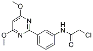 N-[3-(4,6-DIMETHOXYPYRIMIDIN-2-YL)PHENYL]CHLOROACETAMIDE Struktur